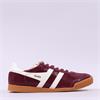 Gola Elan Serpent Retro Gumsole Trainer - Wine Off White
